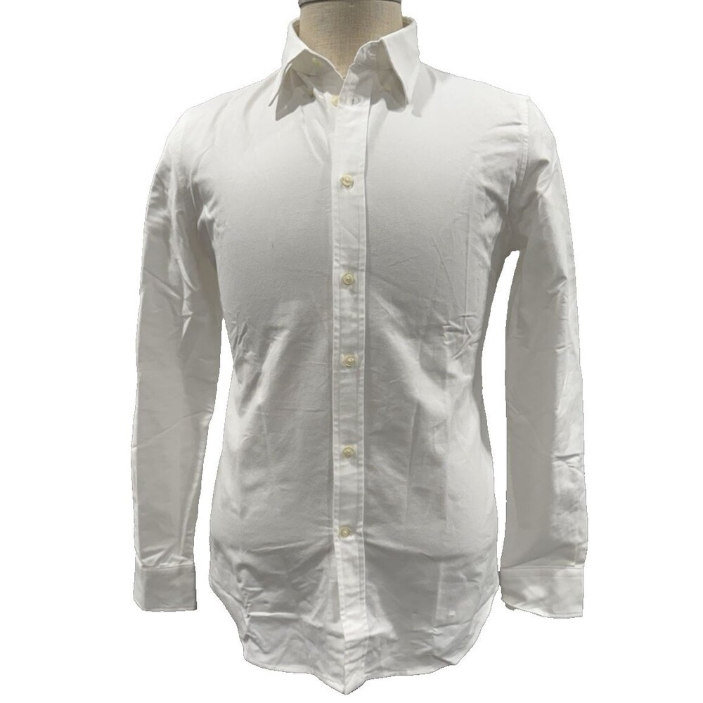 NWT Polo Ralph Lauren Shirt Womens 14 White Long Sleeve Button Down